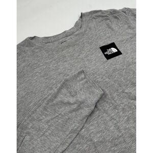 The North Face Men's XL Cotton Logo Gray‎ Long Sleeve Shirt